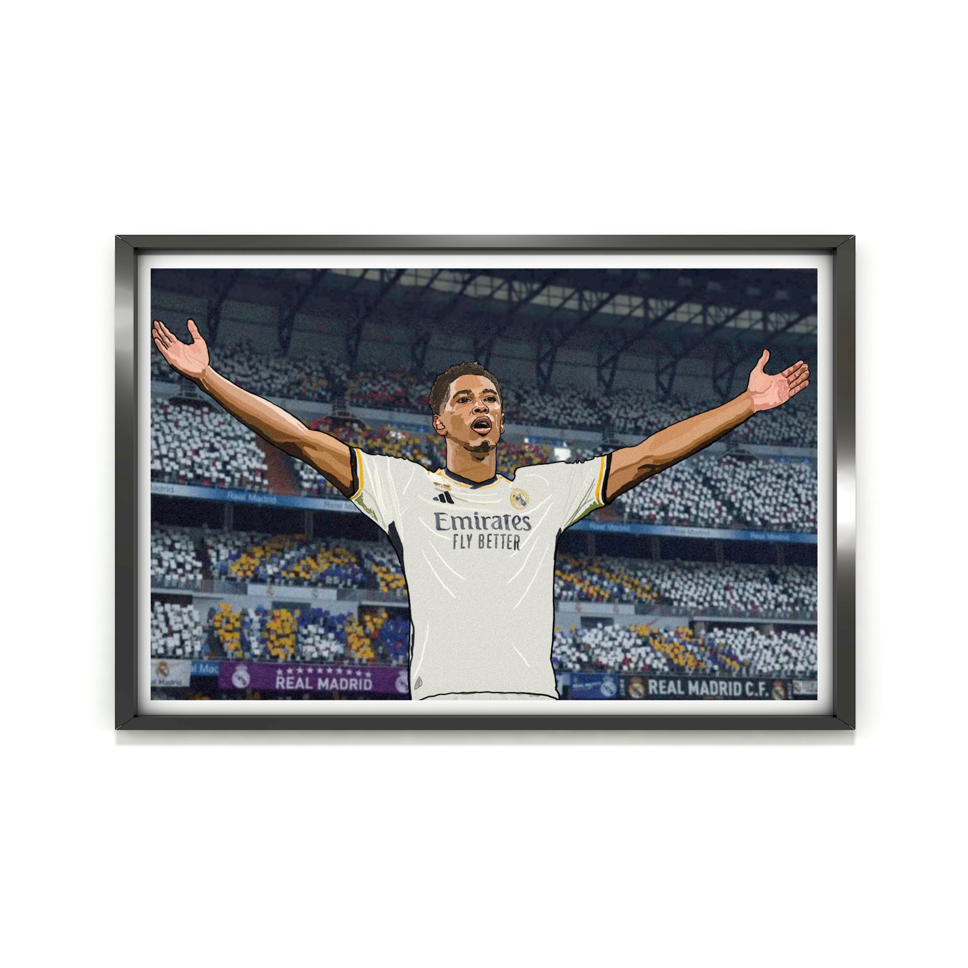 Jude Bellingham Real Madrid Heavyweight Art Print - Football Post - Perfect Gift - Birthday Present for Him