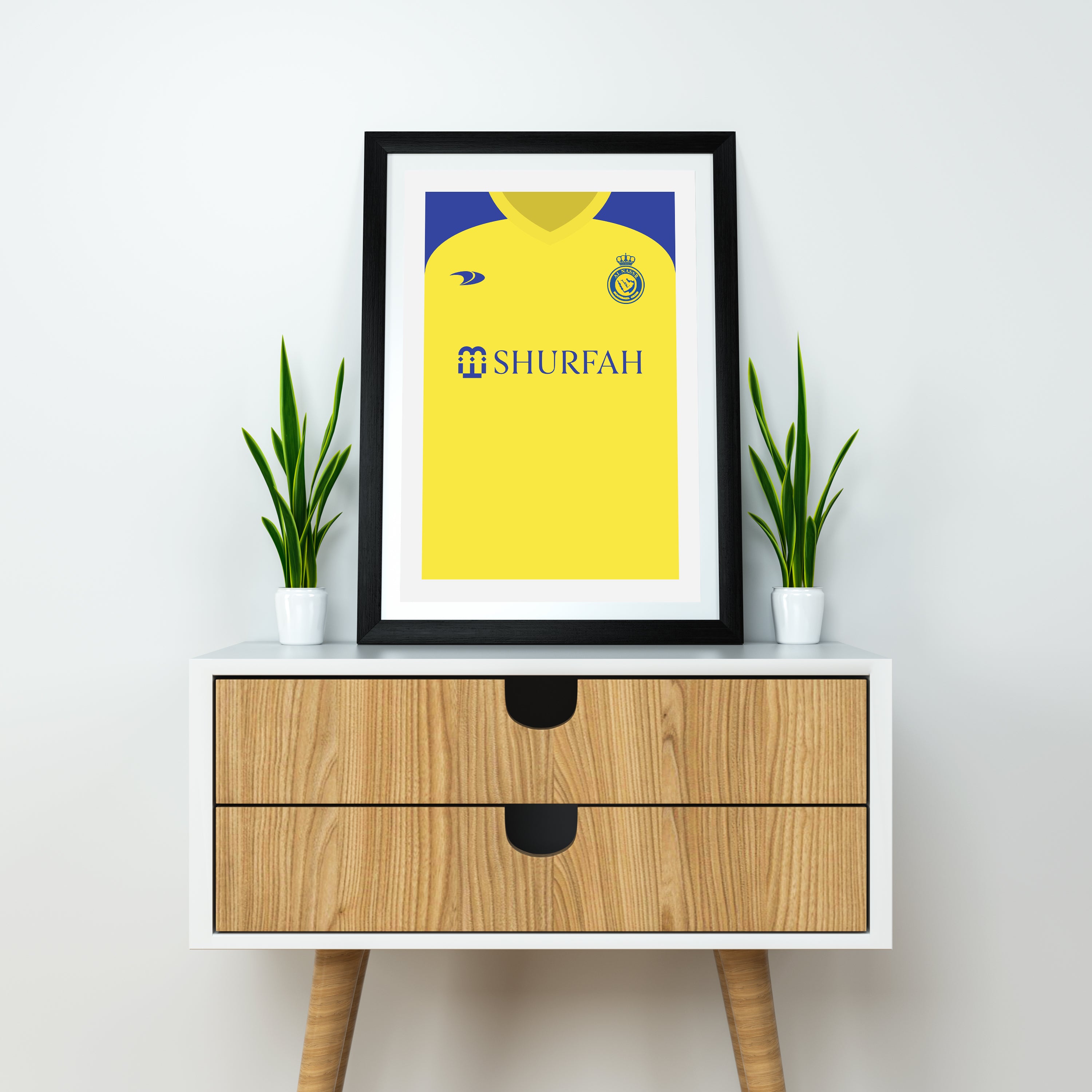 Ronaldo Al Nassr (Front) Heavyweight Art Print - Football Post - Perfect Gift - Birthday Present for Him