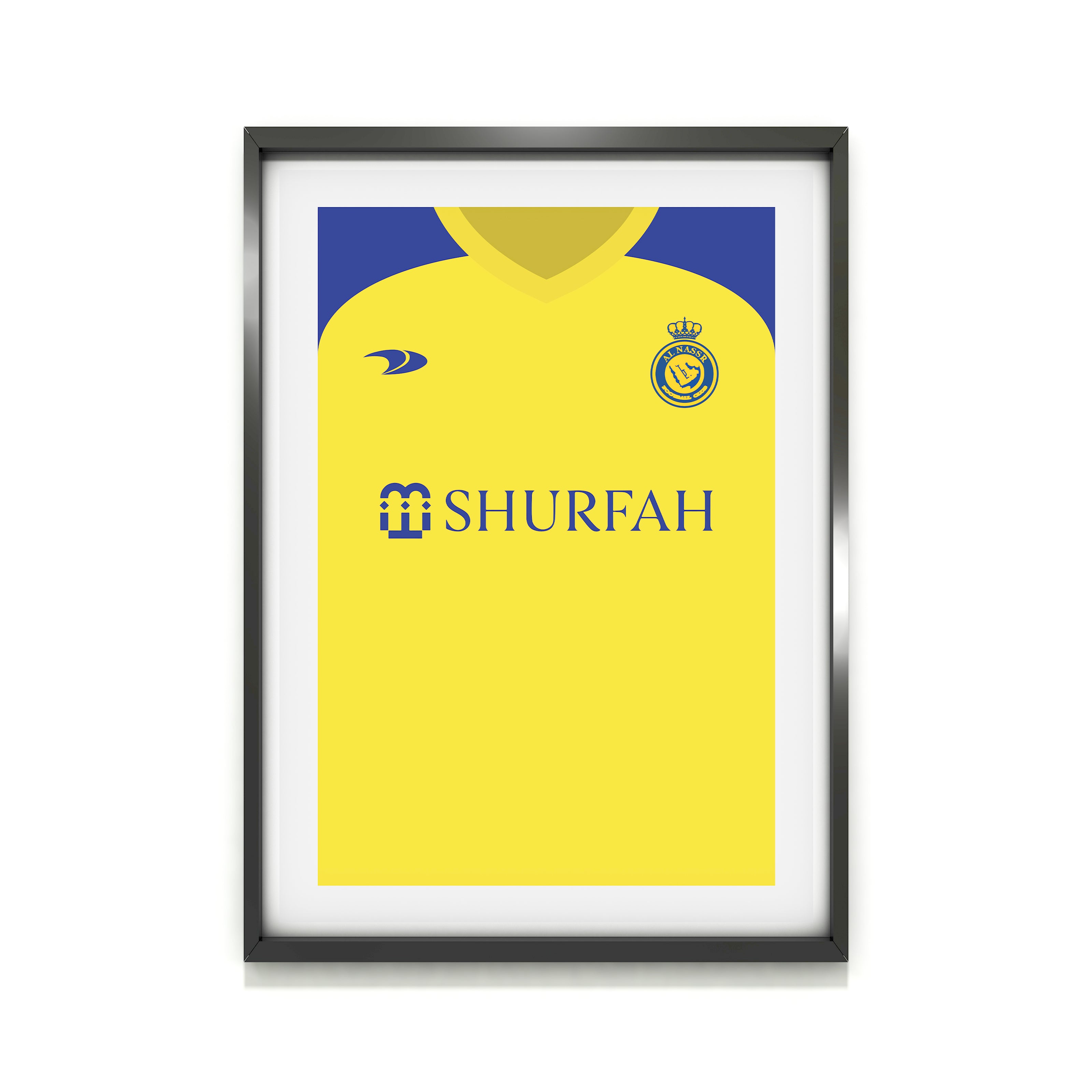 Ronaldo Al Nassr (Front) Heavyweight Art Print - Football Post - Perfect Gift - Birthday Present for Him