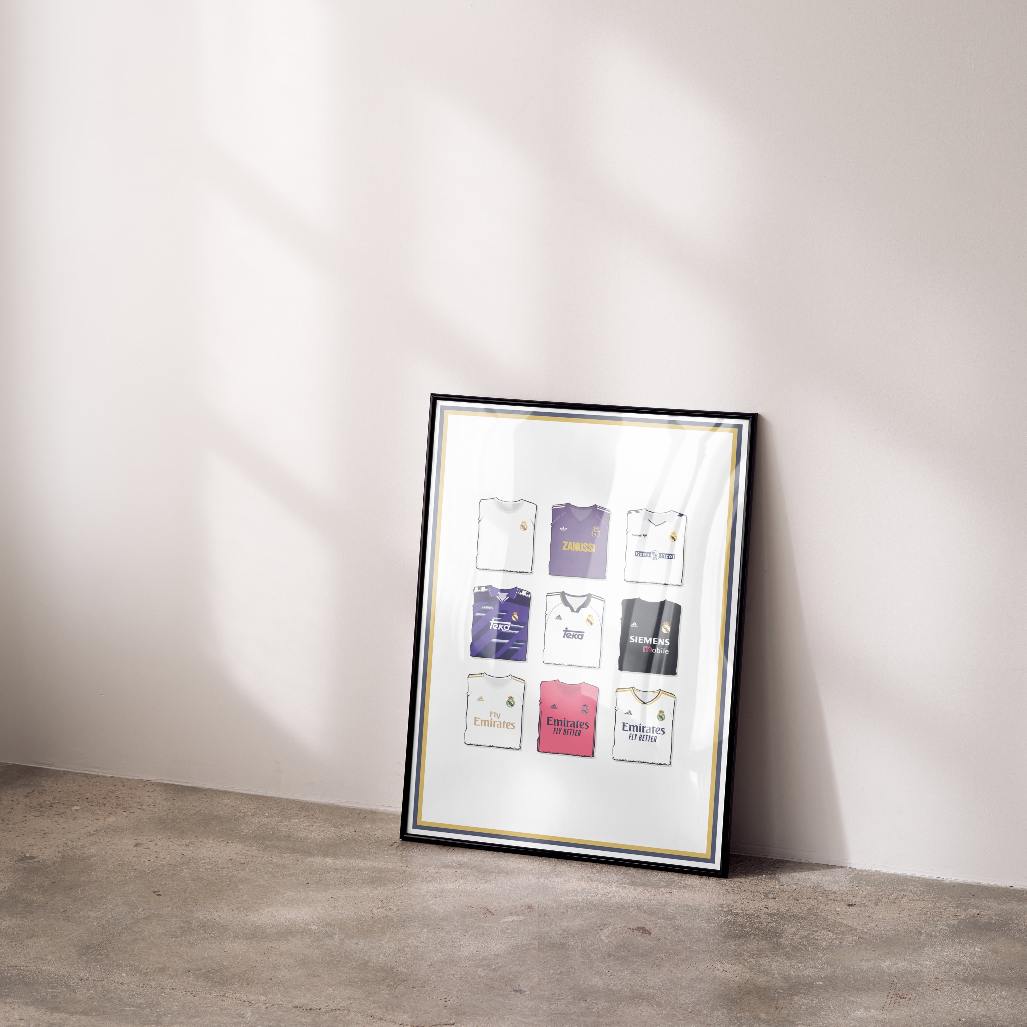 Real Madrid Collection Heavyweight Art Print