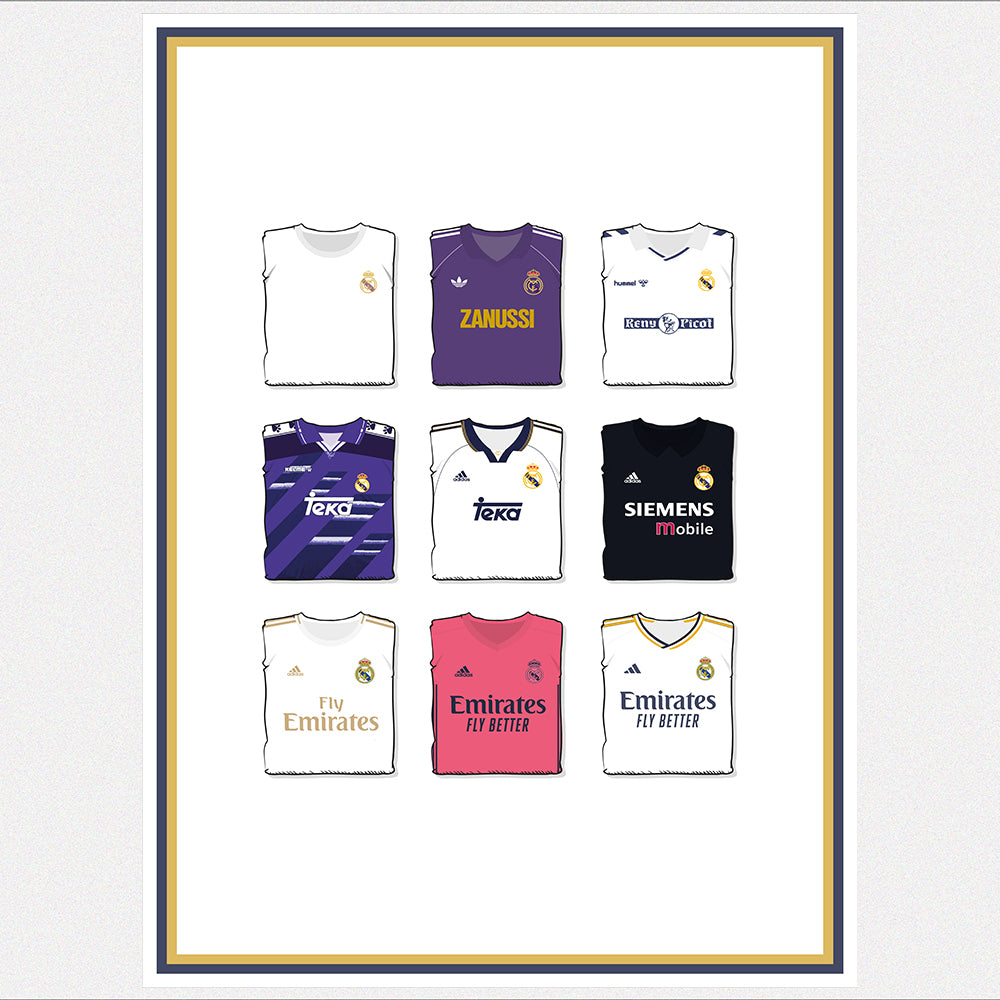 Real Madrid Collection Heavyweight Art Print